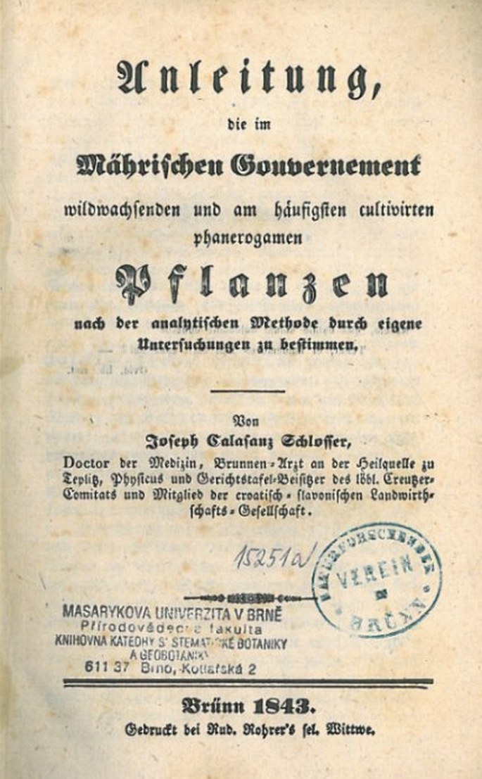 Záznamy o pěstovaných a zplaňujících rostlinách z Moravy a rakouského Slezska první poloviny 19. století