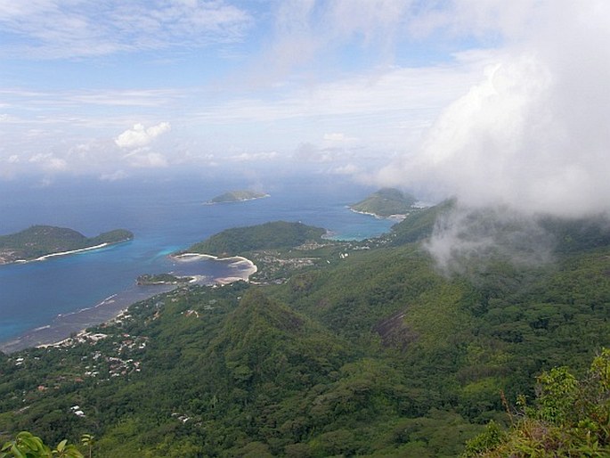 Mahé: NP Morne Seychellois, Morne Blanc – pohled k Port Launay