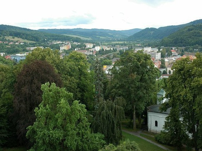 Vsetín, zámecký park a Panská zahrada